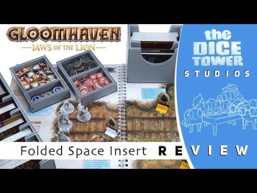 Folded Space Insert Review Gloomhaven Jaws of the Lion The Dice Tower