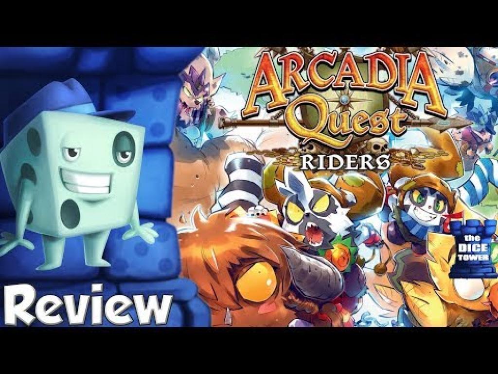Arcadia Quest Riders Review with Tom VaselThe Dice Tower