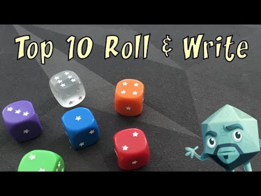 Top Ten Roll & Write Games with Zee Garcia The Dice Tower