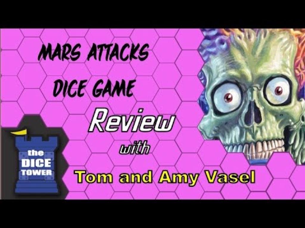 Mars Attacks Dice Game with the Vasel GirlsThe Dice Tower