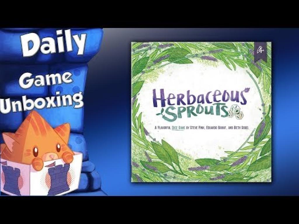 Daily Game Unboxing Herbaceous SproutsThe Dice Tower