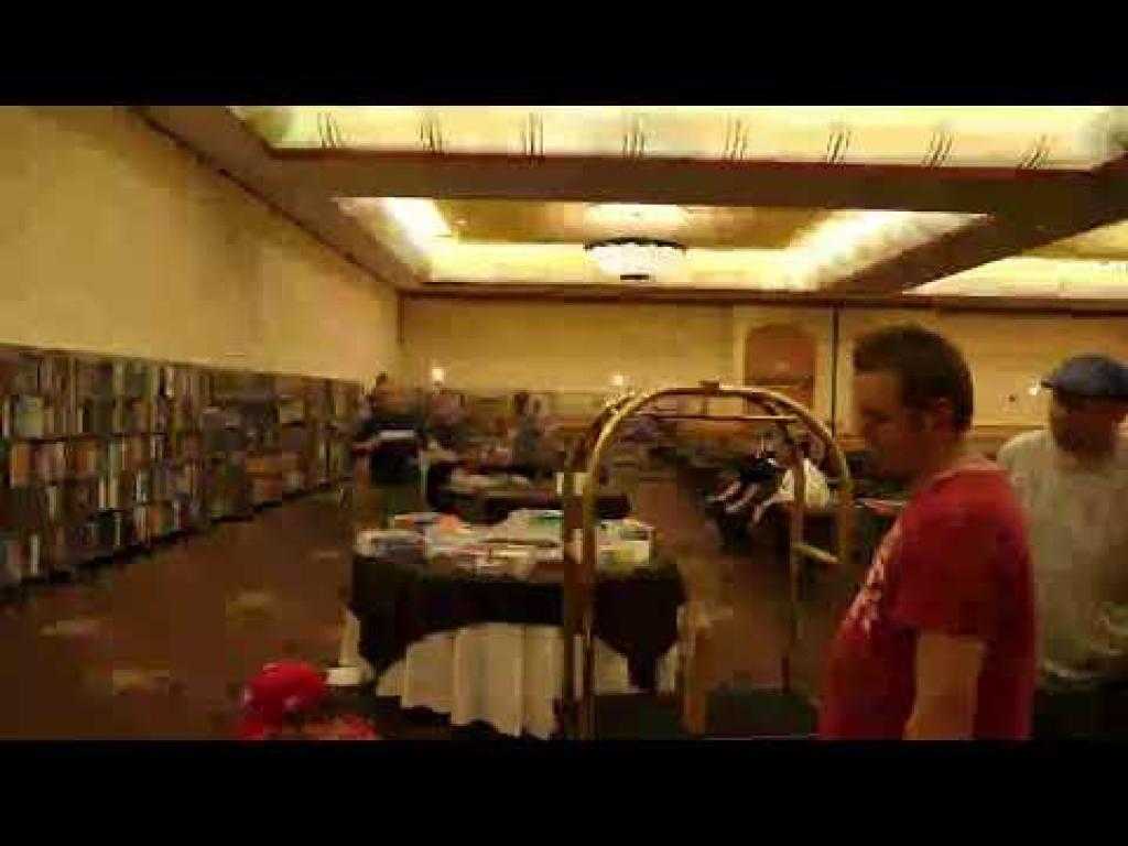 Dice Tower Retreat Library set up! The Dice Tower