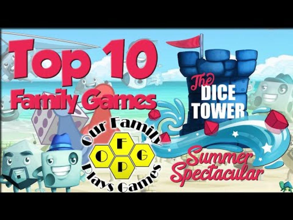 Top 10 Family Games (Featuring Tom, Zee, & Our Family Plays Games) The Dice Tower
