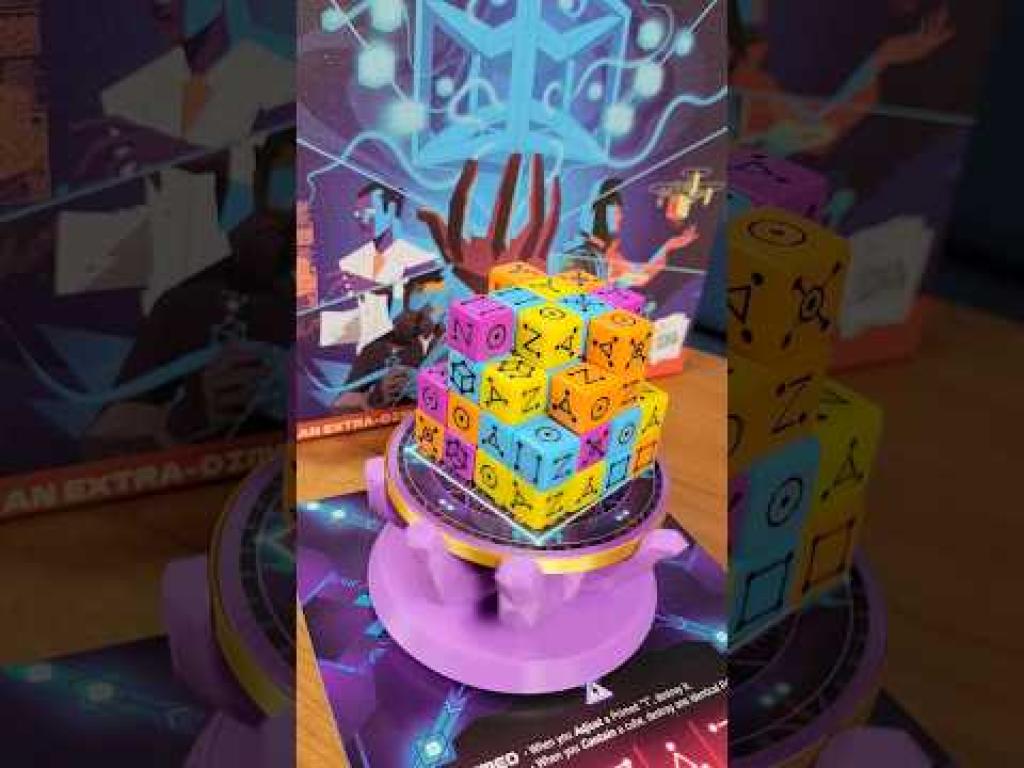 Tesseract 3D printed Upgrade The Dice Tower