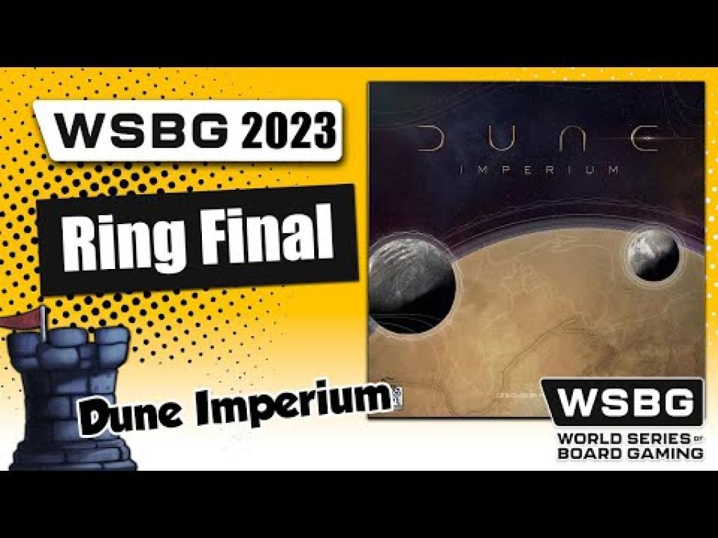 Dune Imperium Championship World Series of Board Gaming 2023 The