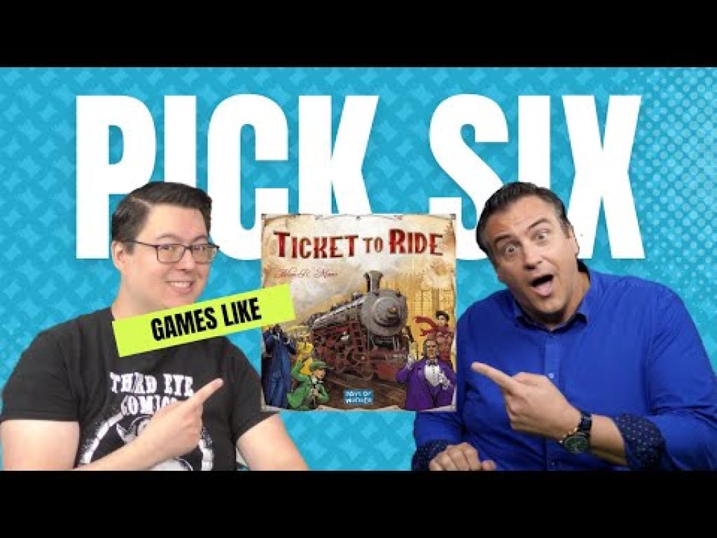 Pick 6... Games Like Ticket To Ride! The Dice Tower