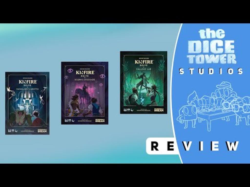 Kinfire Delve Trilogy Review Well, Well, Well... The Dice Tower