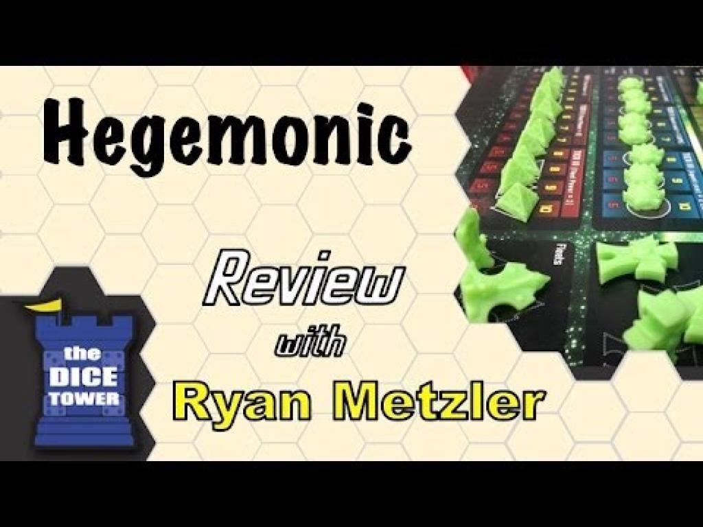 Hegemonic Review with Ryan MetzlerThe Dice Tower