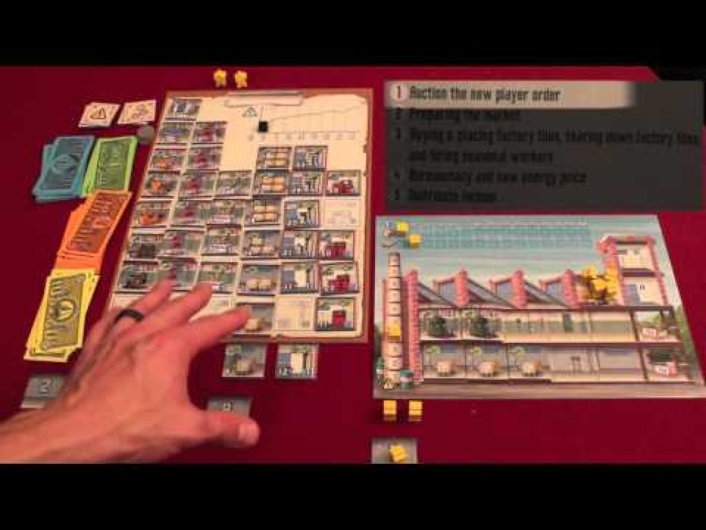 Power Grid Factory Manager with the Game Boy GeekThe Dice Tower