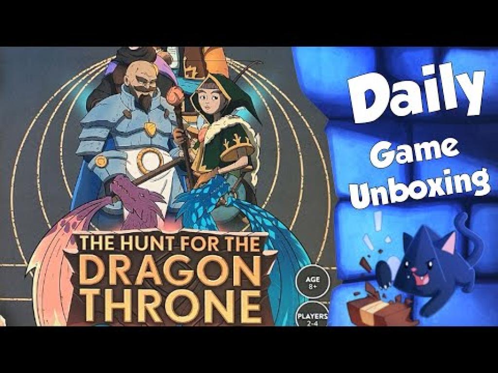 The Hunt For The Dragon Throne Daily Game Unboxing The Dice Tower