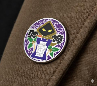 Dice Tower East 2026 Pin