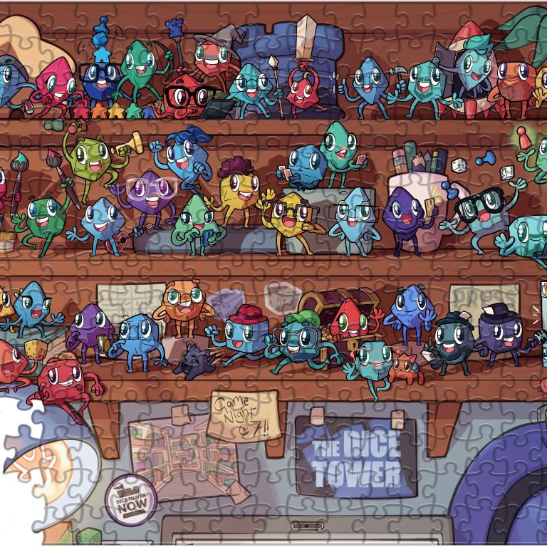 The Dice Tower Puzzle