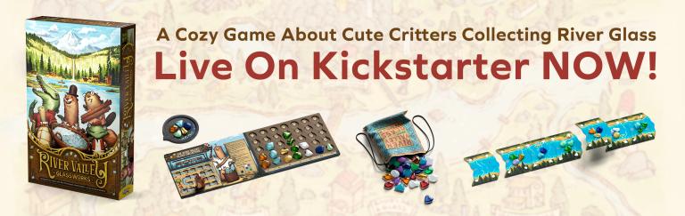 A cozy game about cute critters collecting river glass: River Valley Glassworks live on Kickstarter now