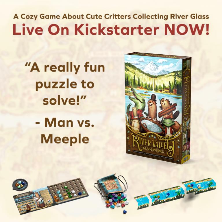 A cozy game about cute critters collecting river glass: River Valley Glassworks live on Kickstarter now
