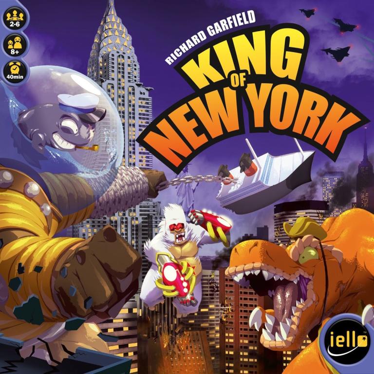 IELLO: King of New York, Power Up Strategy Board Game, Use with Both King  of New York or King of Tokyo, 40 Minute Play Time, for 2 to 6 Players, Ages